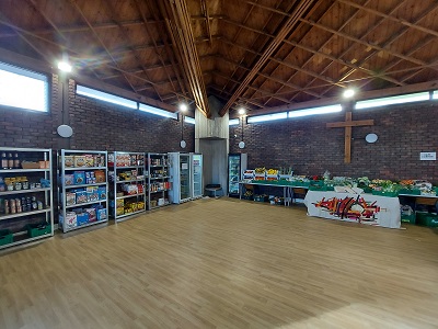 view of the food pantry